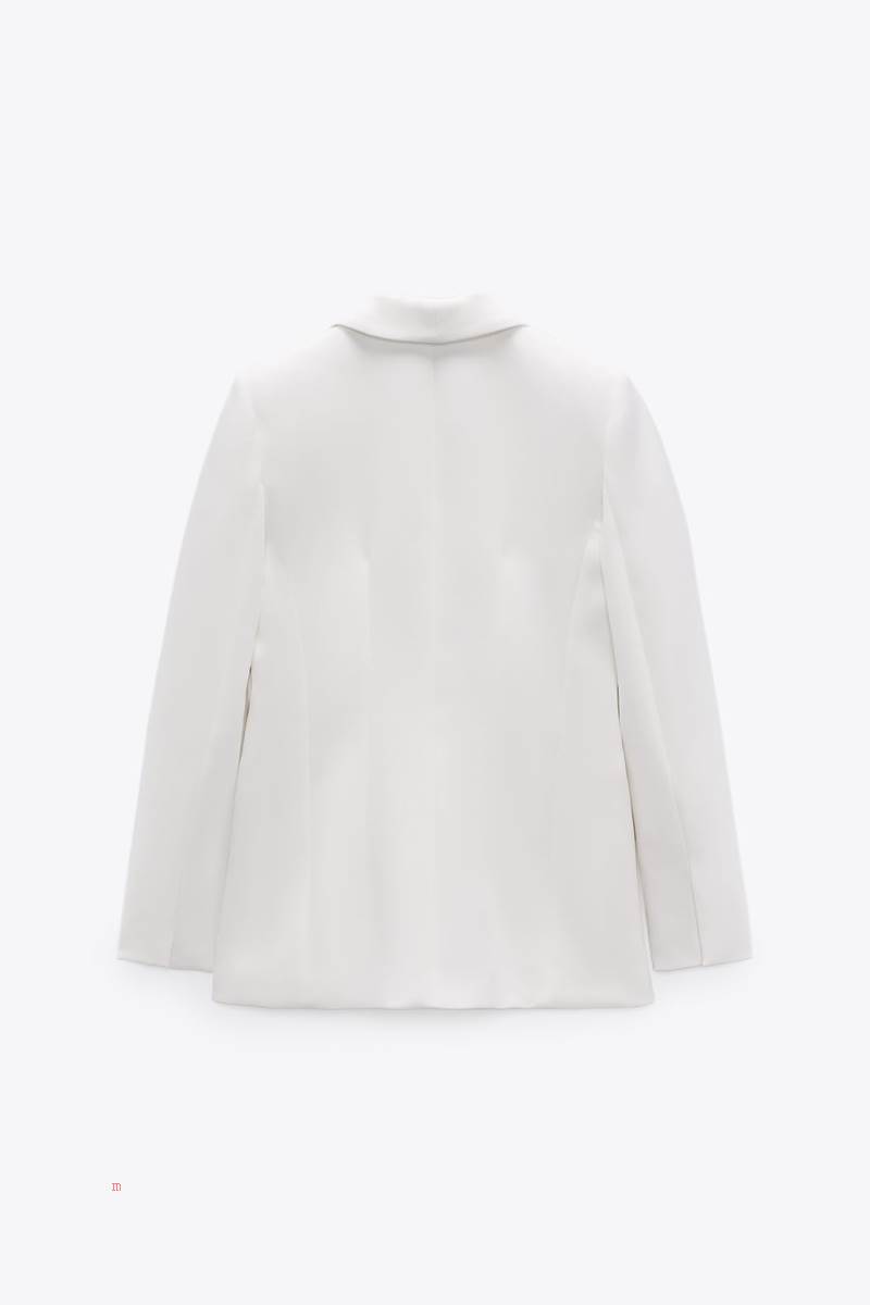ZARA SHAWL LAPEL Blazers Dam Grå Vita | FRXLD-3248
