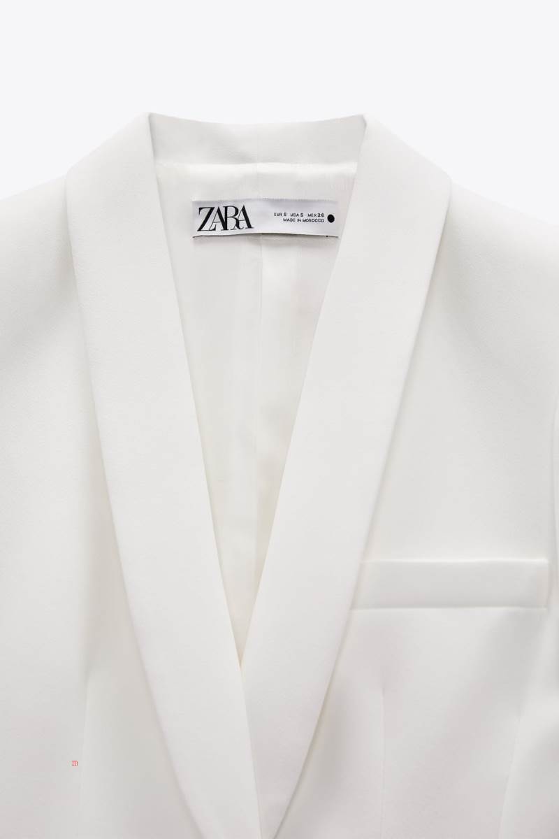 ZARA SHAWL LAPEL Blazers Dam Grå Vita | FRXLD-3248
