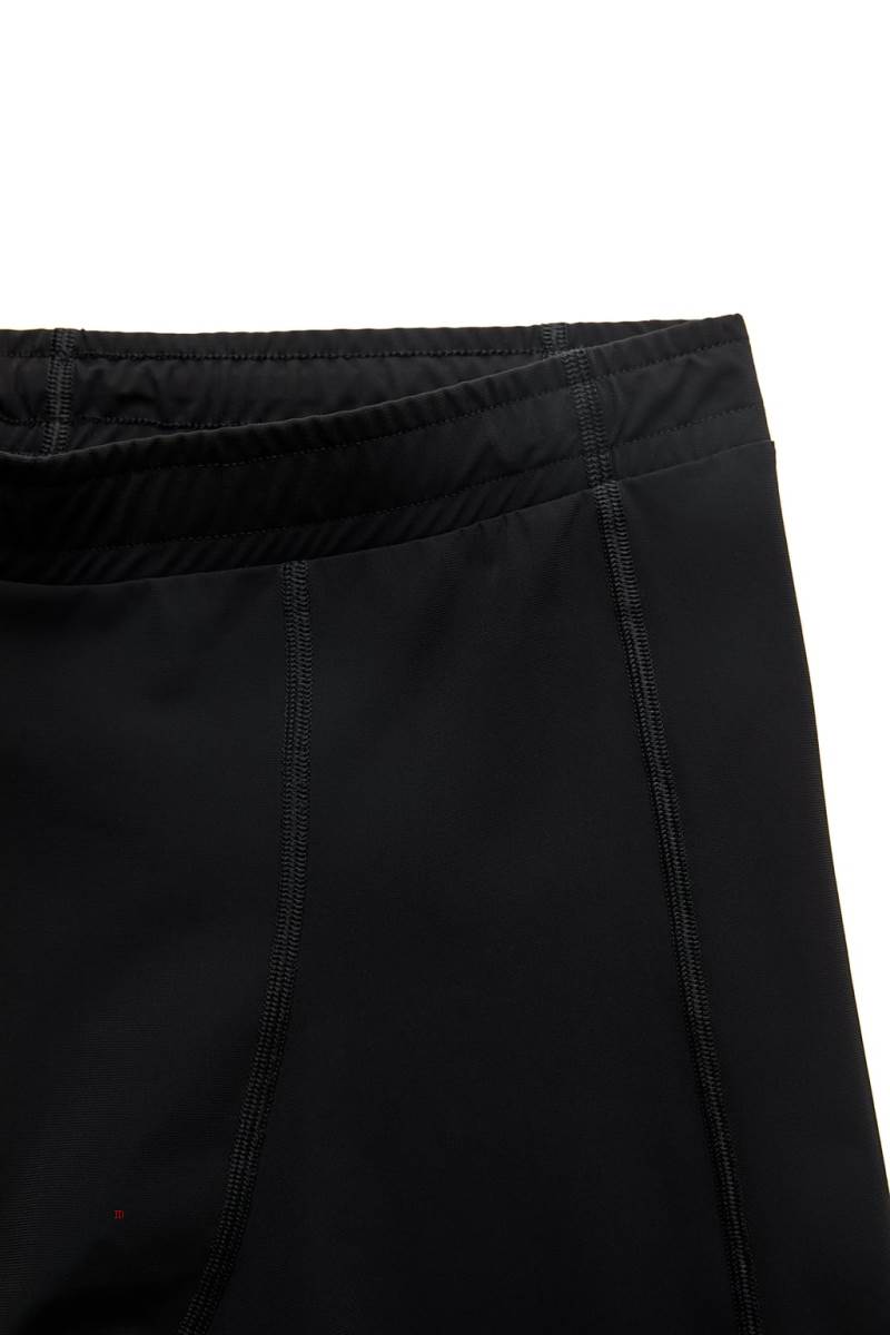 ZARA SHORT Leggings Herr Svarta | TXEFQ-5208