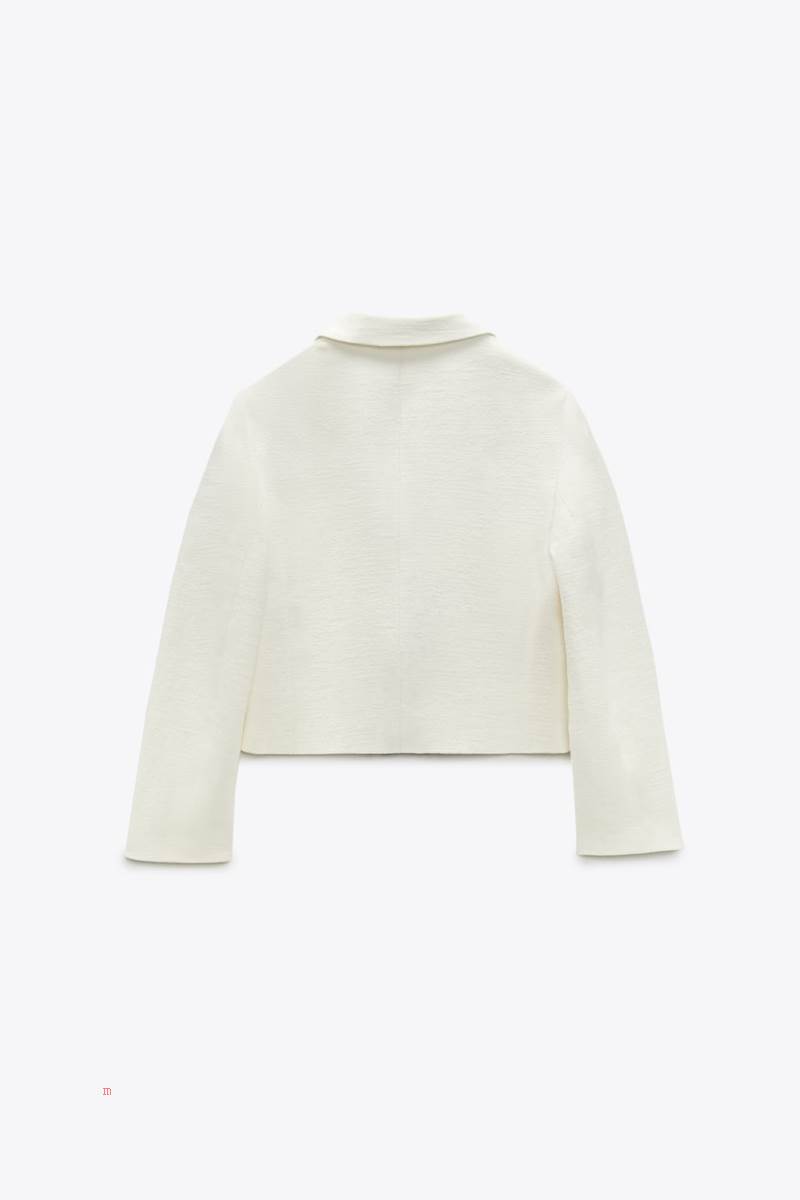 ZARA SHORT WITH CONTRAST TIES Blazers Dam Vita | KRBQF-5790