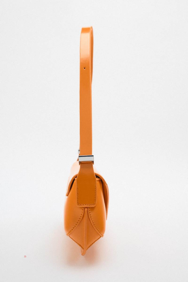 ZARA SHOULDER BAG Axelväska Dam Orange | KTSWM-8407