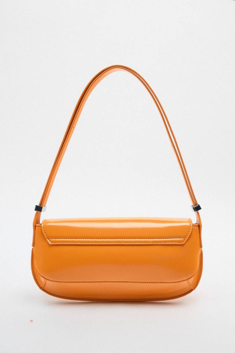 ZARA SHOULDER BAG Axelväska Dam Orange | KTSWM-8407
