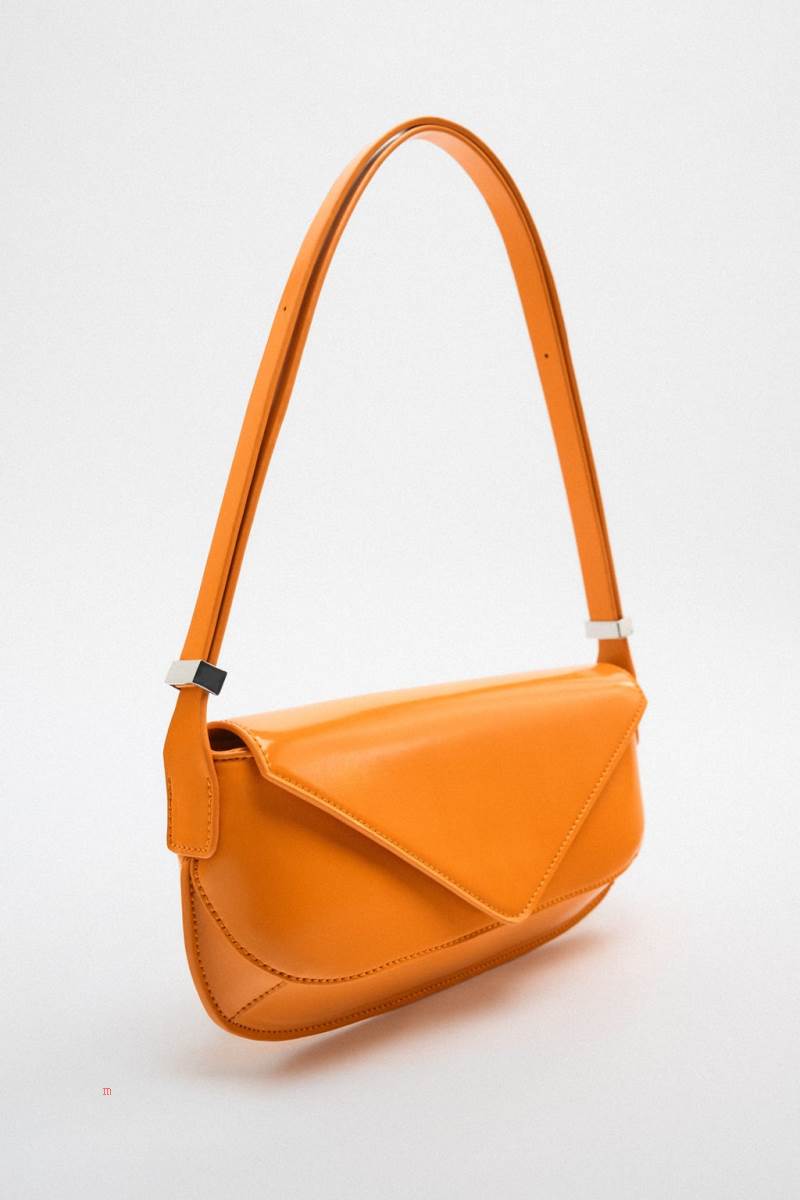 ZARA SHOULDER BAG Axelväska Dam Orange | KTSWM-8407