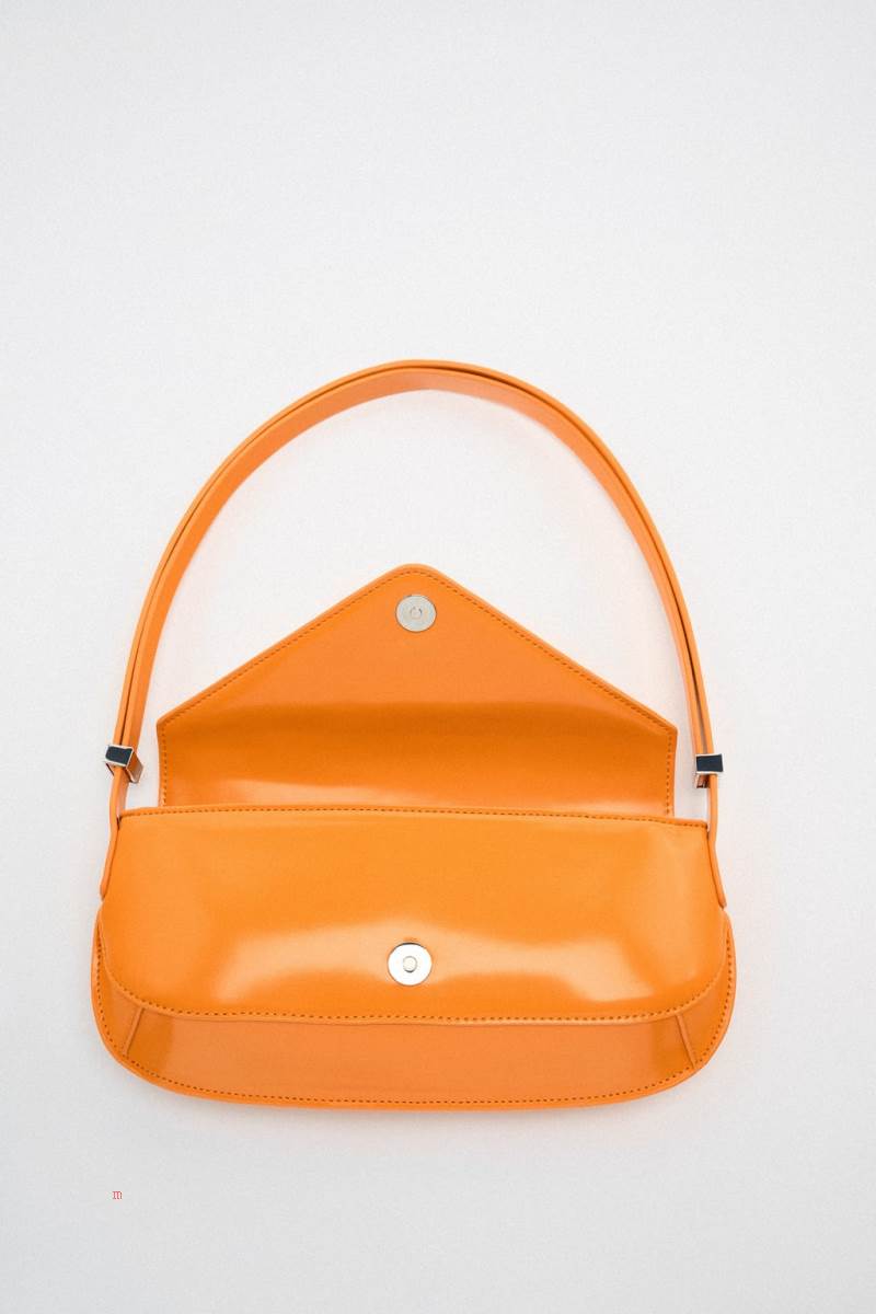 ZARA SHOULDER BAG Axelväska Dam Orange | KTSWM-8407