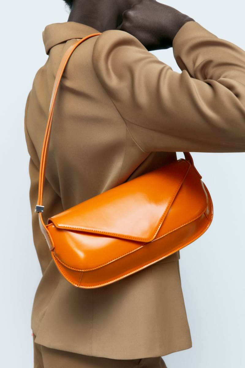 ZARA SHOULDER BAG Axelväska Dam Orange | KTSWM-8407