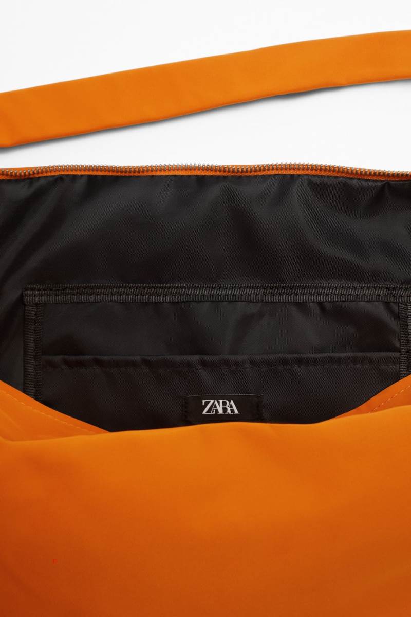 ZARA SHOULDER BAG Axelväska Herr Orange | BPUDT-2314
