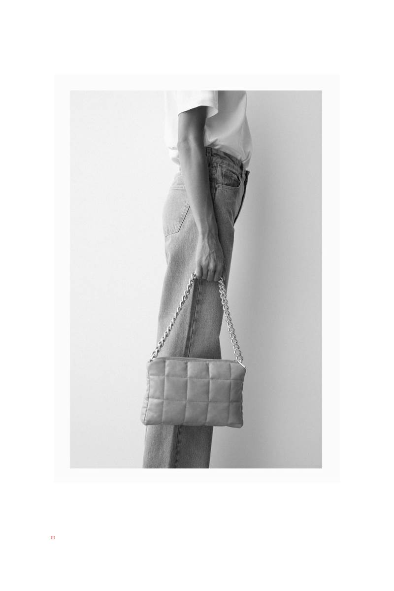 ZARA SHOULDER BAG WITH CHAIN Axelväska Dam Blå | RYVWA-3504