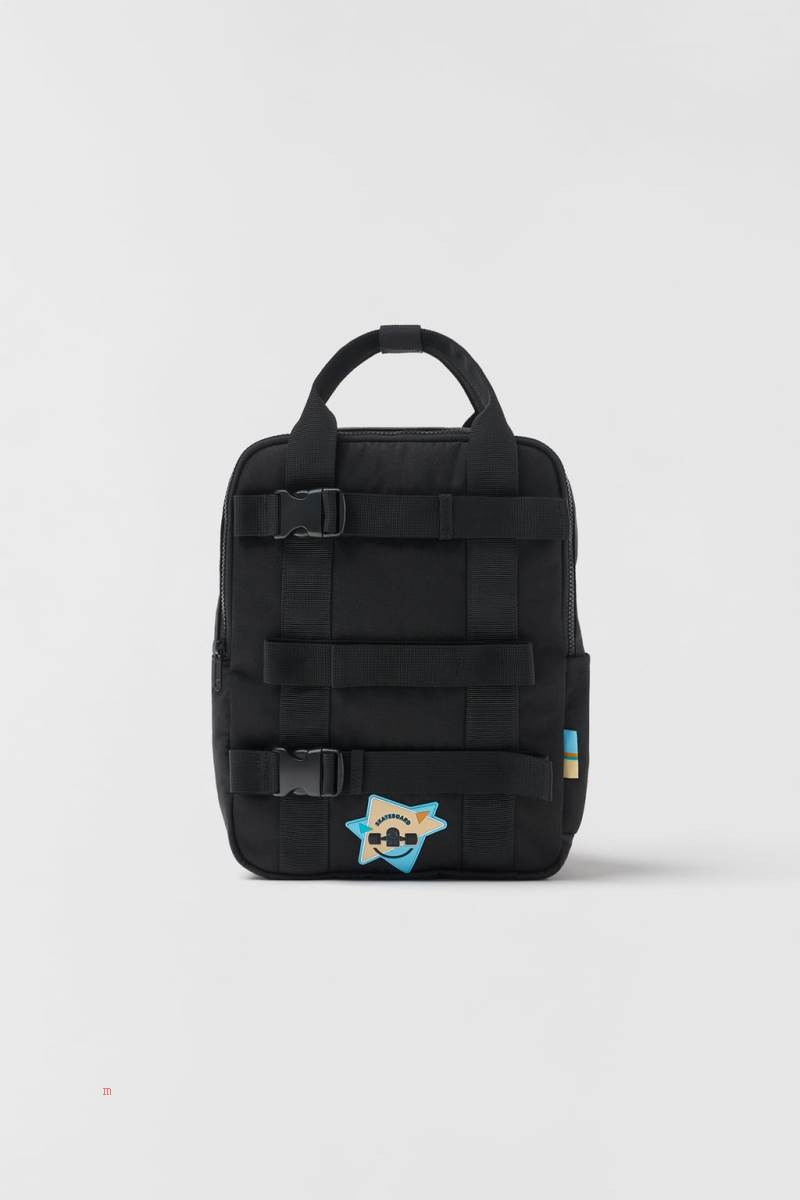 ZARA SKATEBOARD CARRYING Ryggsäck Pojke Rosa | XOHZJ-2890