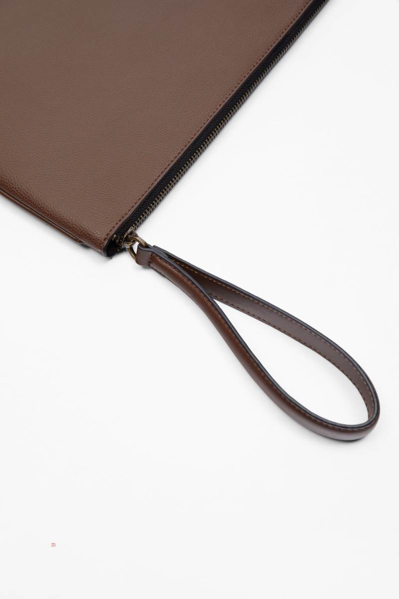 ZARA SLIM Clutch Väska Herr Bruna | KZSNP-7408
