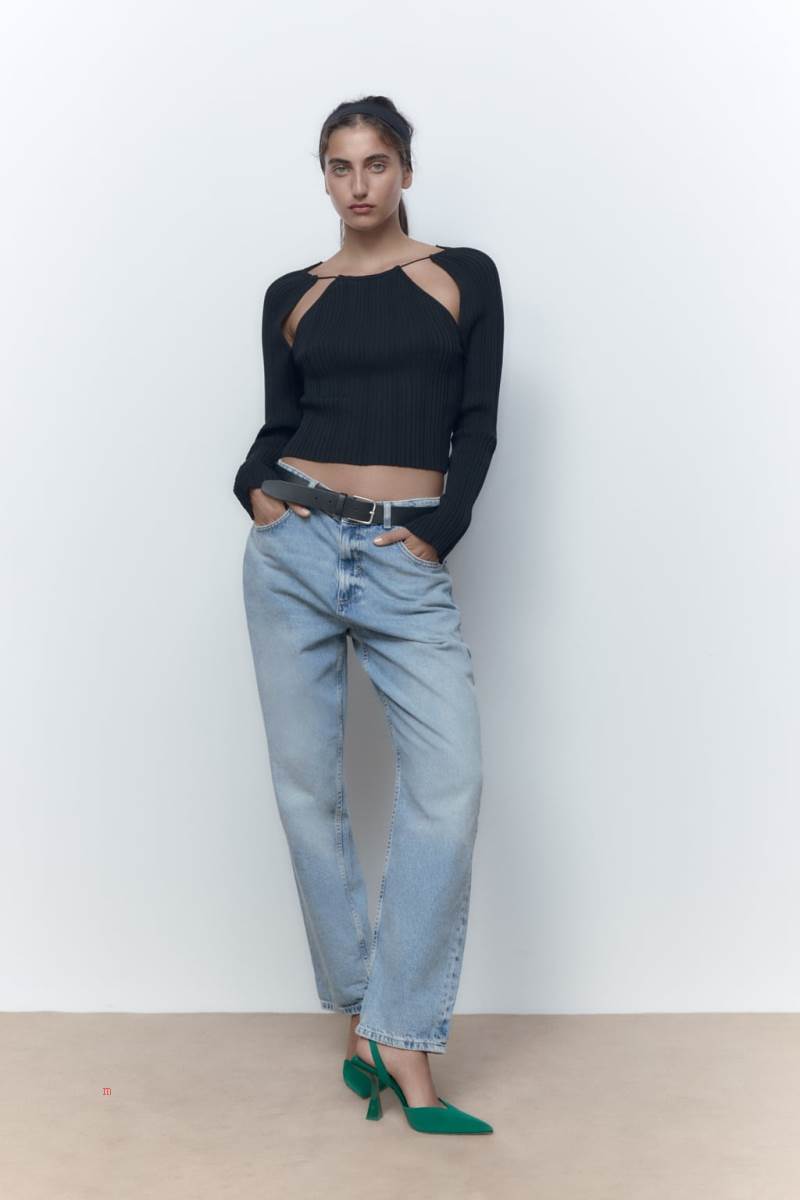 ZARA SLINGBACK Högklackade Skor Dam Gröna | UEPYH-0149
