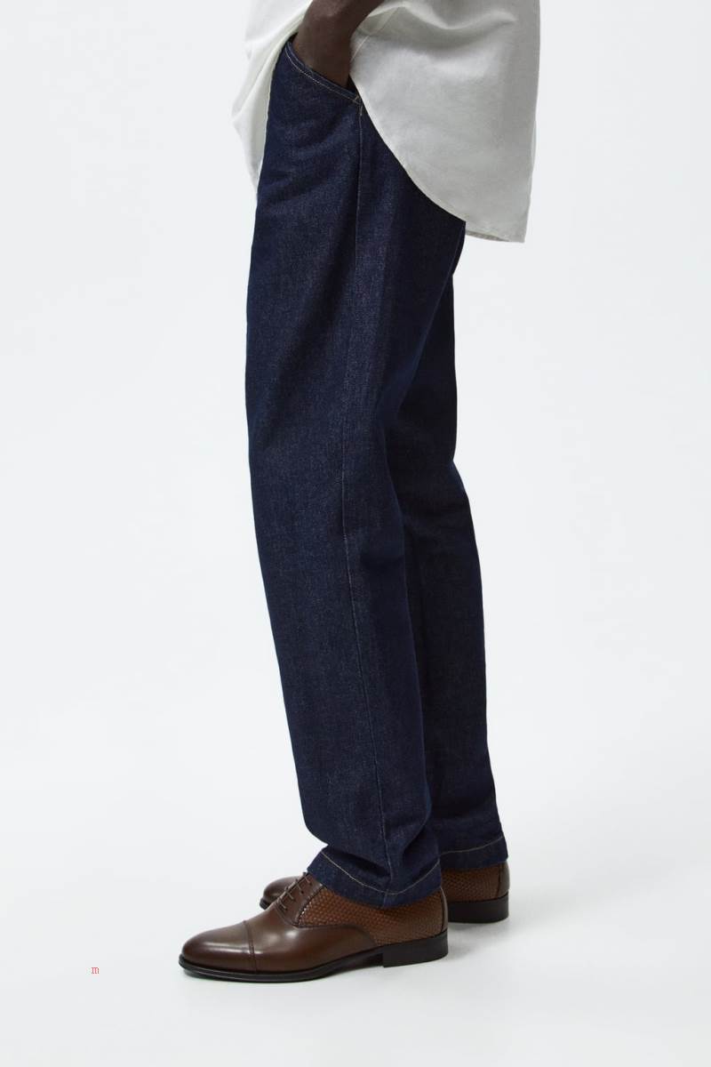 ZARA SMART EMBOSSED Finskor Herr Bruna | SEFXY-1498