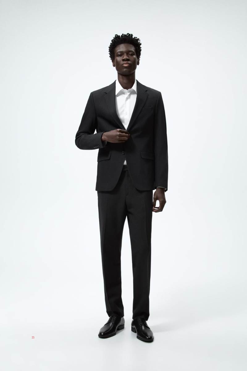 ZARA SMART Finskor Herr Svarta | QMIEA-7603