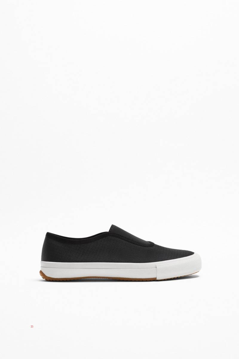 ZARA SNEAKERS WITH NO LACES Sneakers Herr Olika Färger Röda | VCFPB-0587