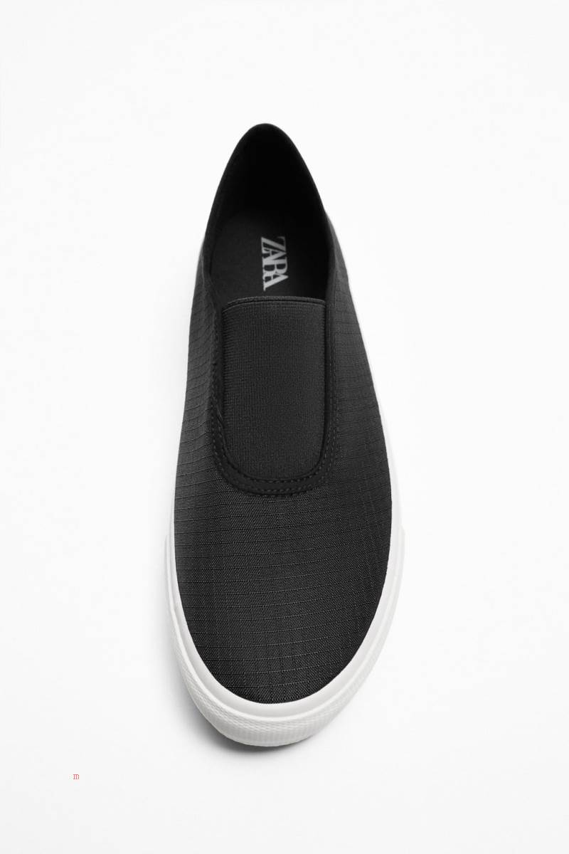 ZARA SNEAKERS WITH NO LACES Sneakers Herr Olika Färger Röda | VCFPB-0587