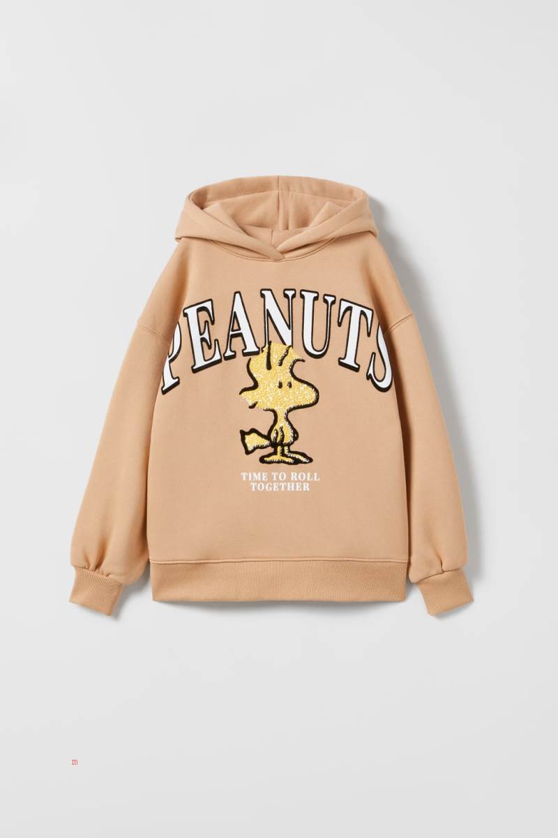 ZARA SNOOPY ® PEANUTS™ Hoodie Tjej Bruna | QHZRG-1497