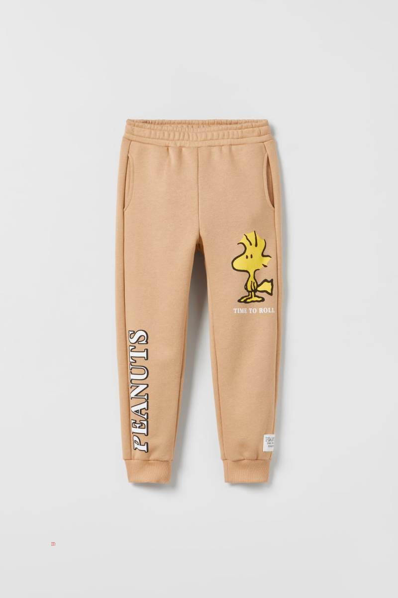 ZARA SNOOPY® PEANUTS™ Mjukisbyxor Tjej Bruna | DITAJ-7054