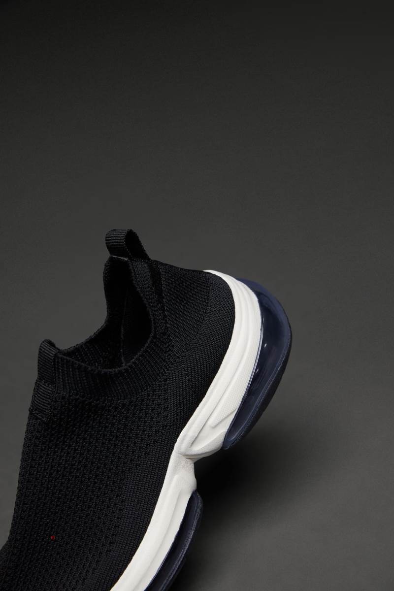 ZARA SOCK-STYLE Sneakers Pojke Svarta | EBSFR-7953