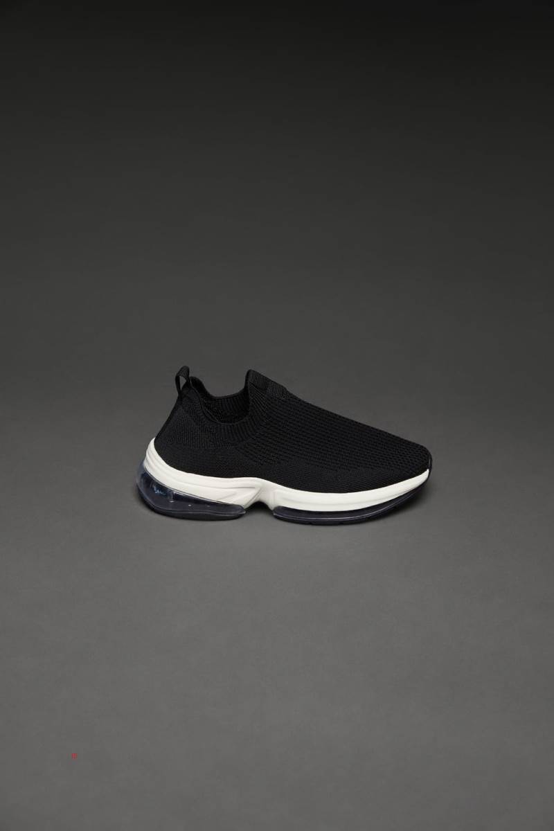 ZARA SOCK-STYLE Sneakers Pojke Svarta | EBSFR-7953