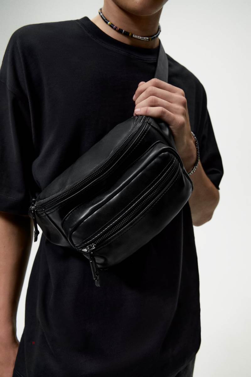 ZARA SOFT Bältesväska Herr Svarta | ZUJFH-4328