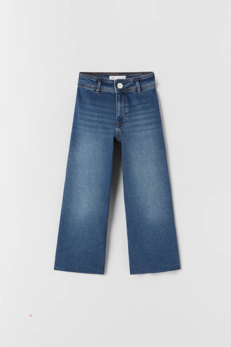 ZARA SOFT HANDFEEL MARINE Jeans Tjej Blå | ODFBT-1862