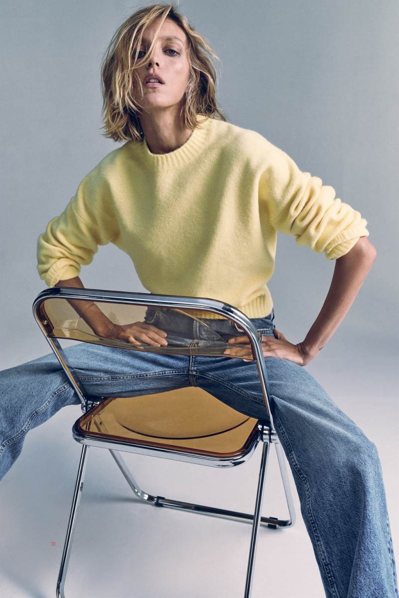 ZARA SOFT KNIT Tröjor Dam Ljusgula | UHQCT-1280