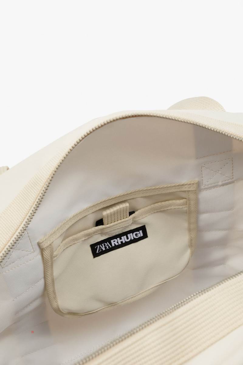 ZARA SOFT NYLON RHUIGI BOWLING BAG Handväska Herr Gula | TBHGN-2374