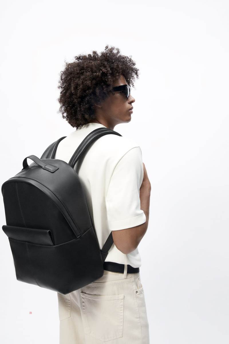 ZARA SOFT Ryggsäck Herr Svarta | JURMP-7293