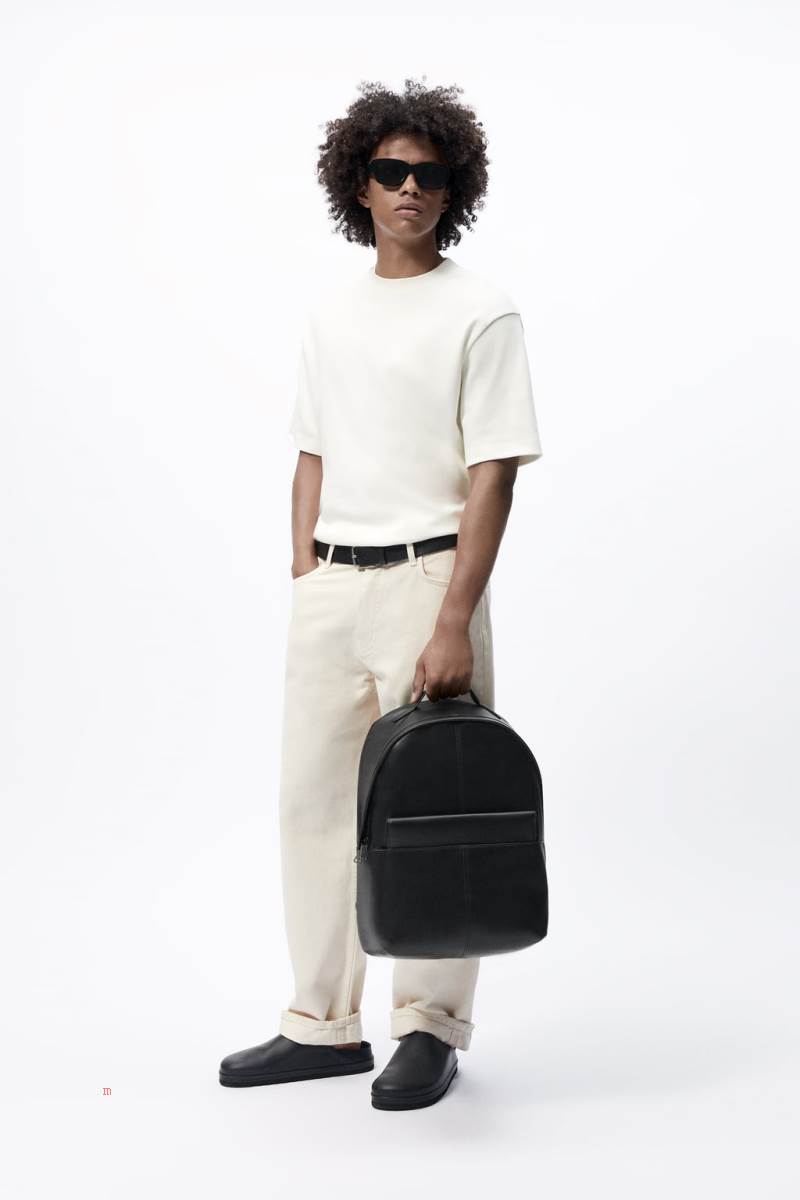 ZARA SOFT Ryggsäck Herr Svarta | JURMP-7293