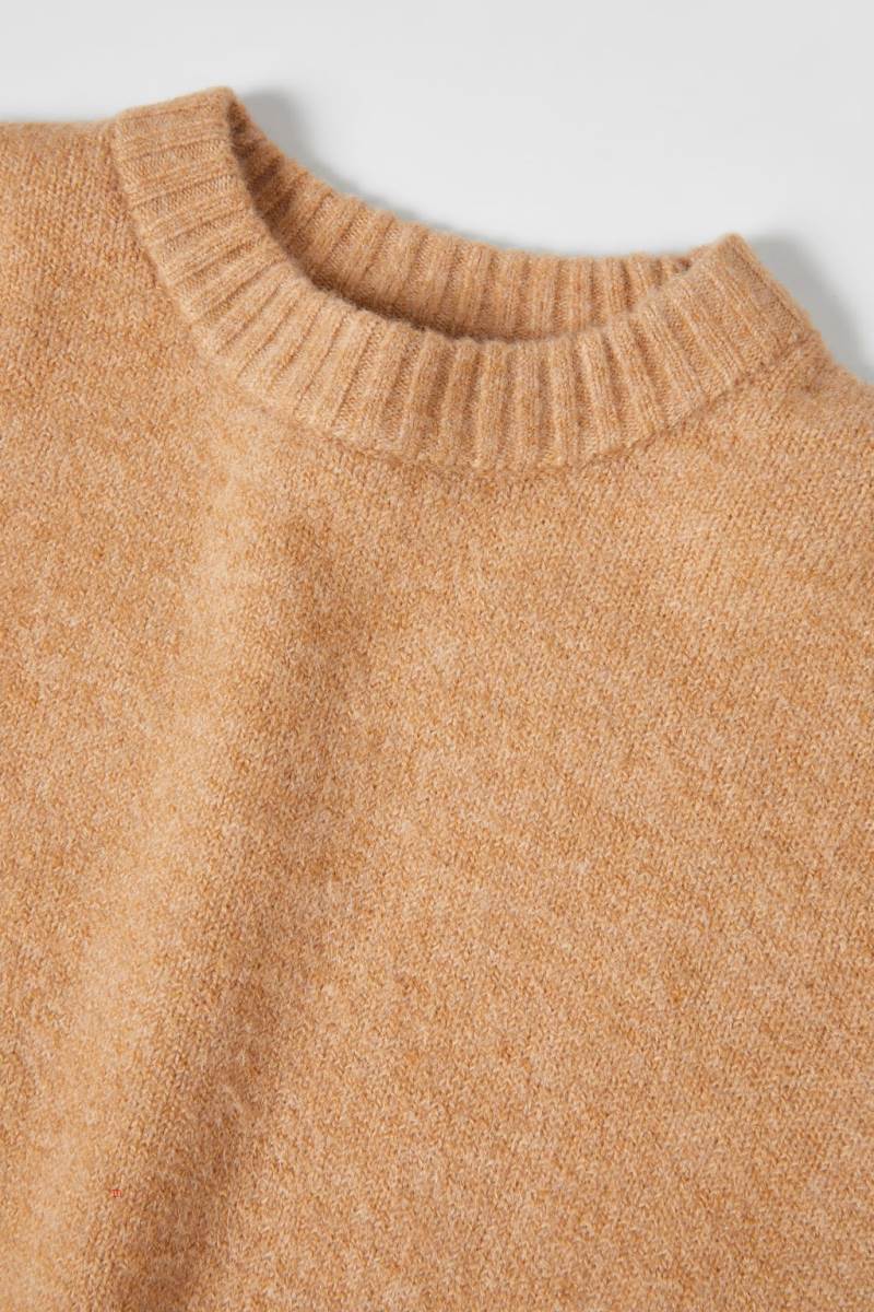 ZARA SOFT TOUCH KNIT Tröjor Tjej Beige | GTKXN-4825