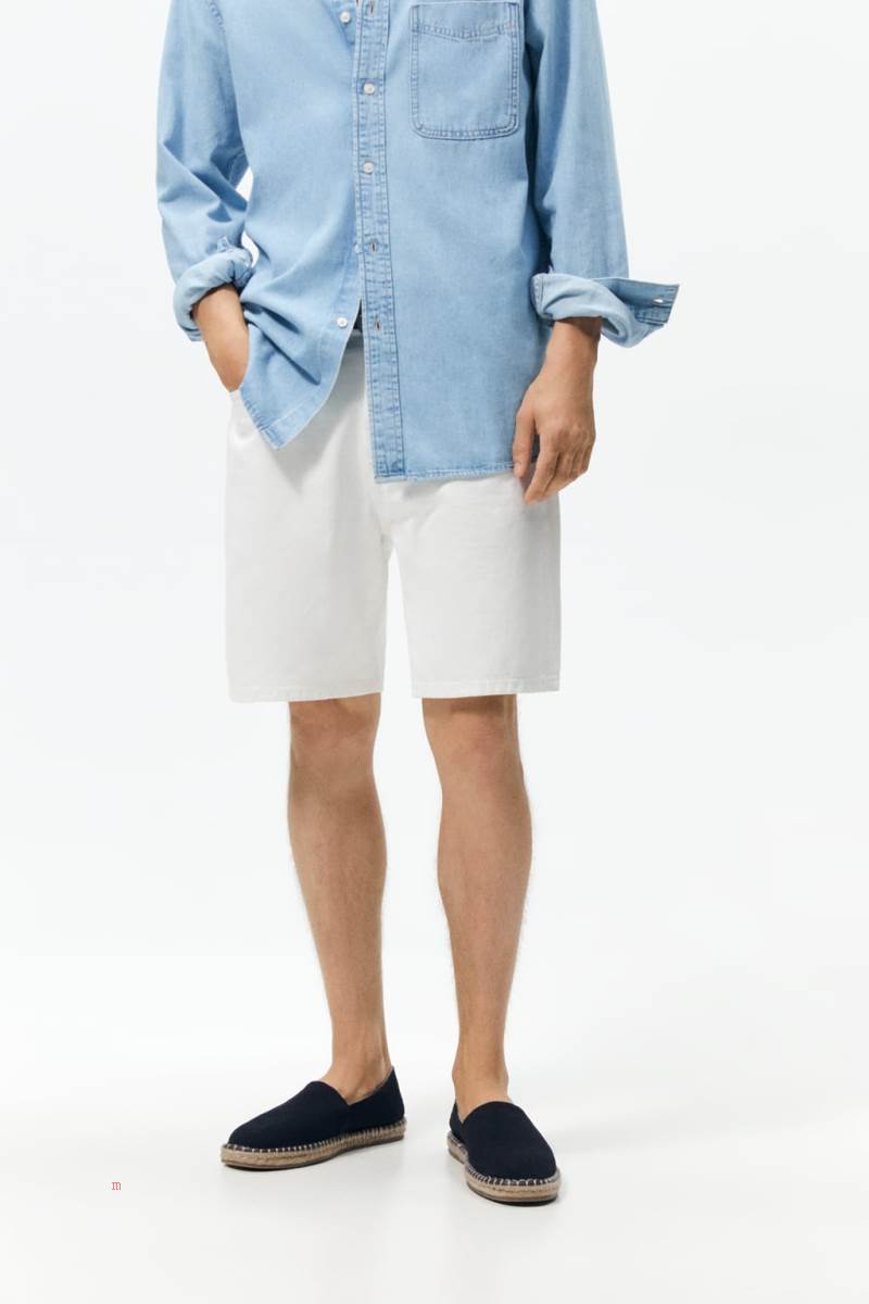 ZARA SPLIT SUEDE LEATHER Espadrille Herr Marinblå Blå | BXCZL-1439