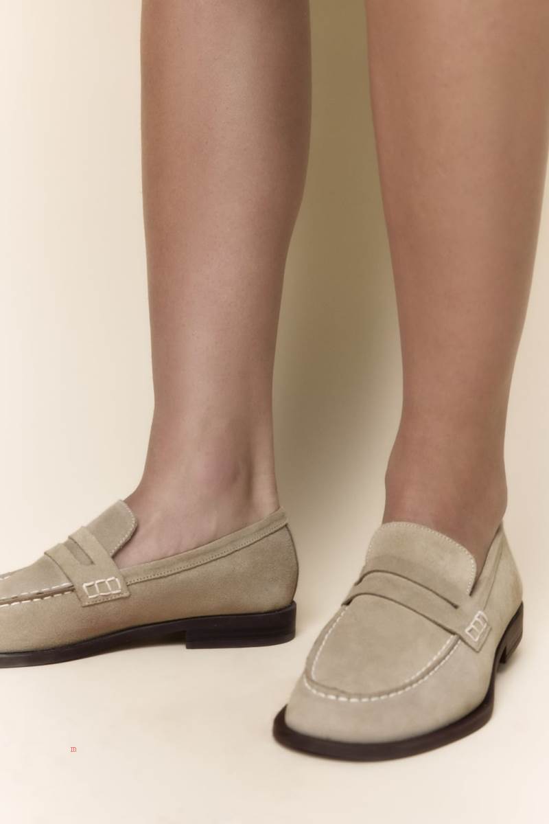 ZARA SPLIT SUEDE Loafers Dam Bruna | KDUXW-6742