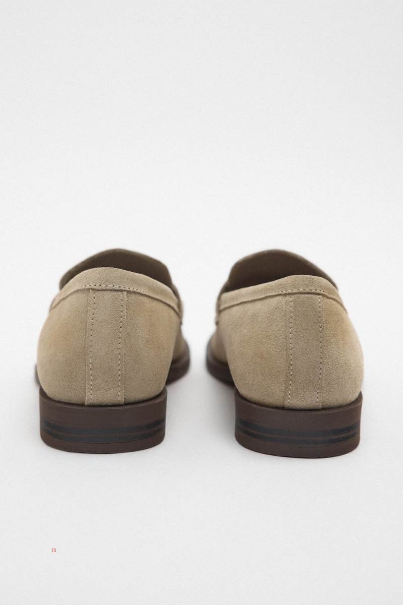 ZARA SPLIT SUEDE Loafers Dam Bruna | KDUXW-6742