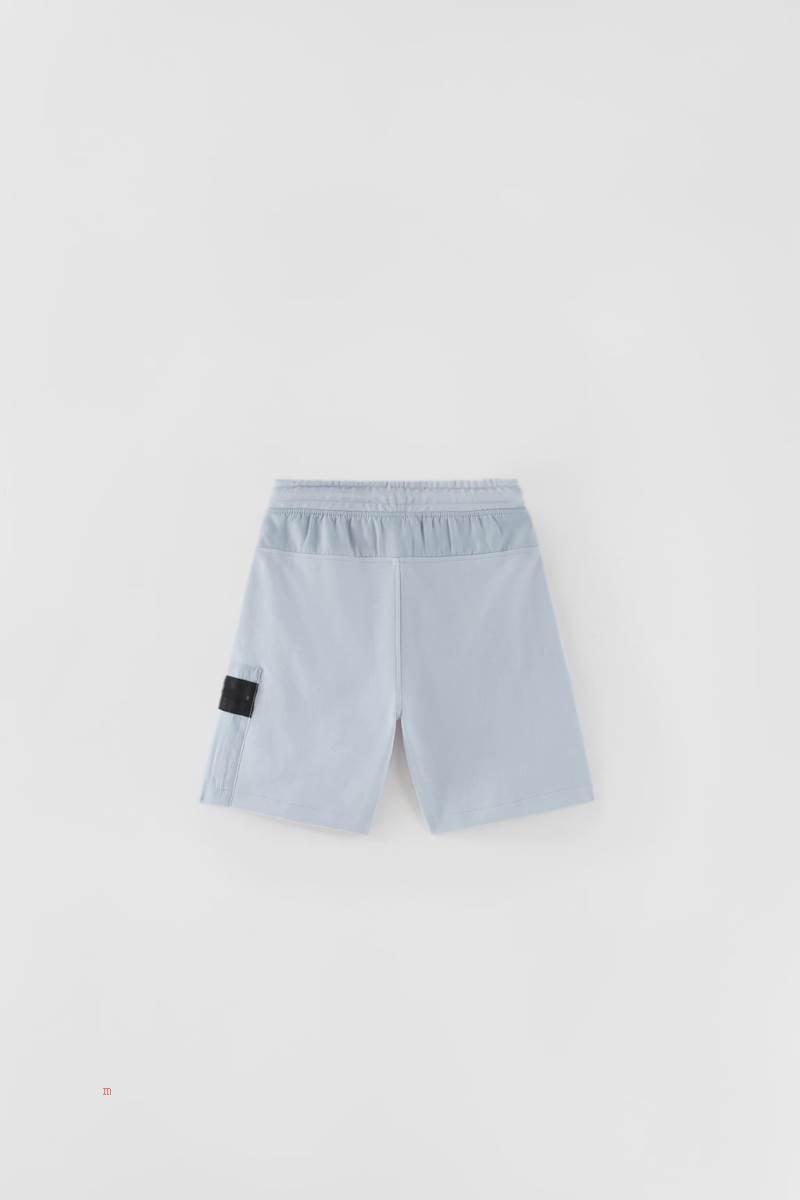 ZARA SPORTY NEON SPRAY BERMUDA Shorts Pojke Grå | XCREB-0315