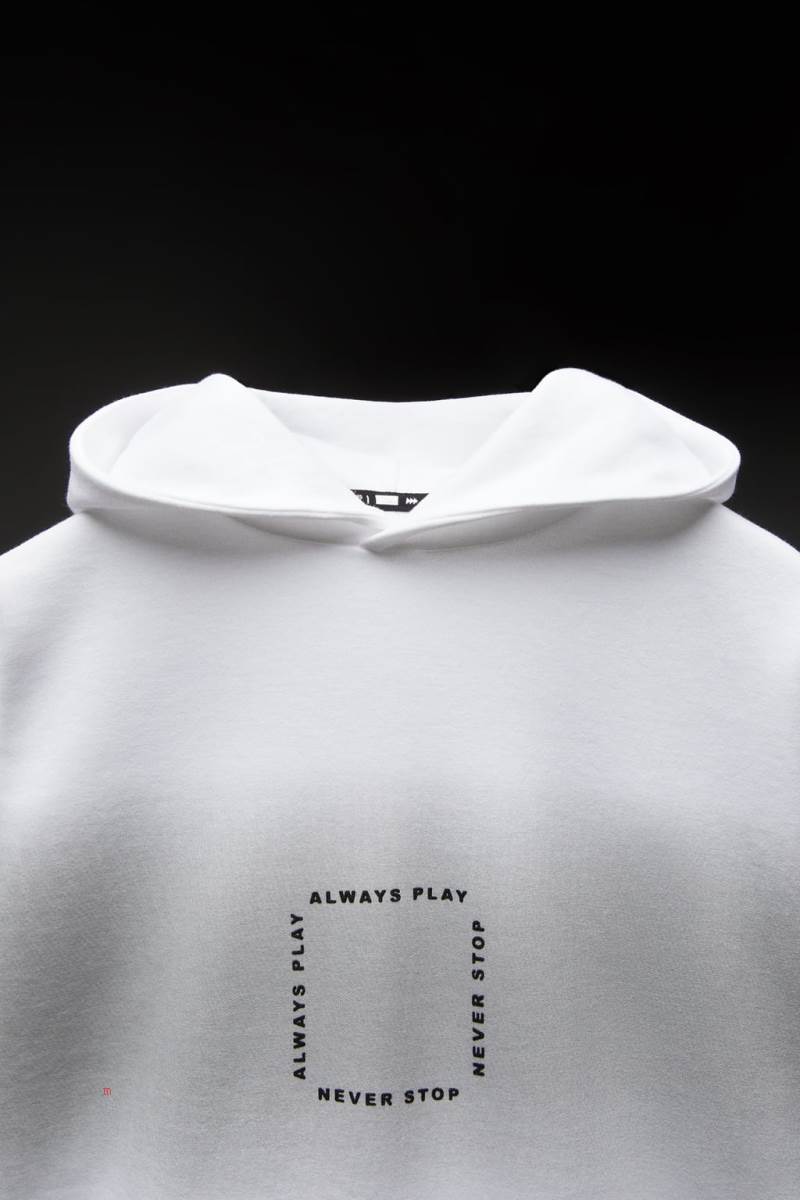 ZARA SPORTY OMBRÉ Hoodie Pojke Vita | ACPIN-9528