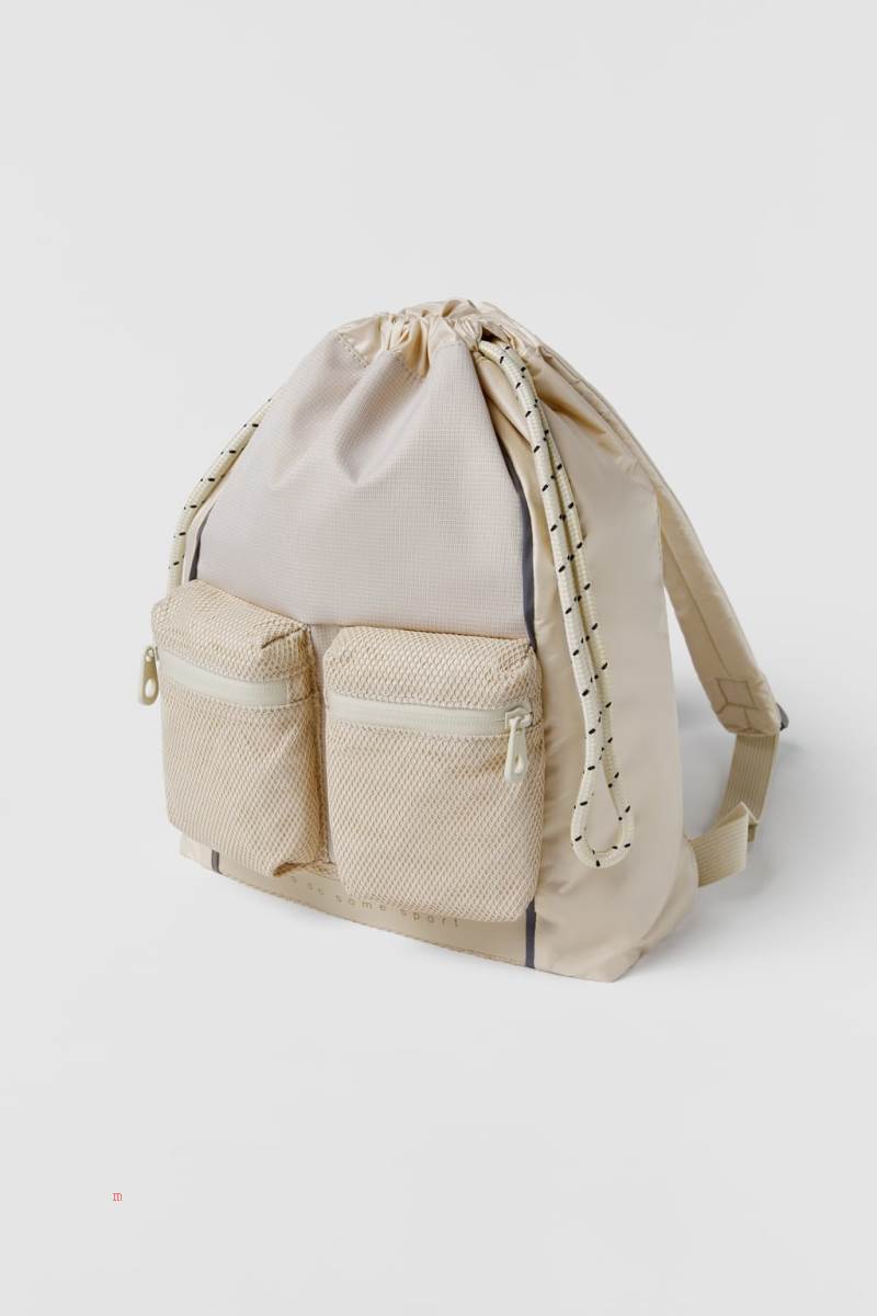 ZARA SPORTY Ryggsäck Pojke Vita | PSRNB-0834