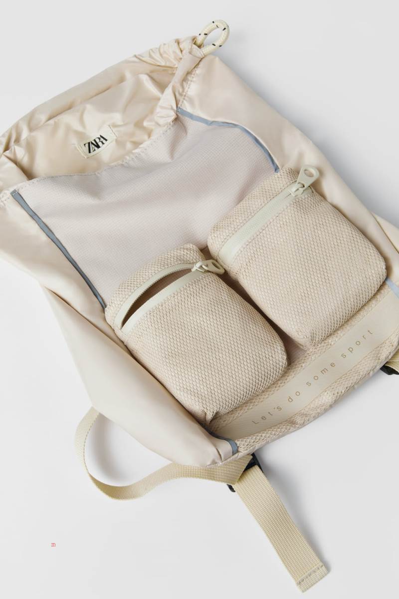 ZARA SPORTY Ryggsäck Pojke Vita | PSRNB-0834