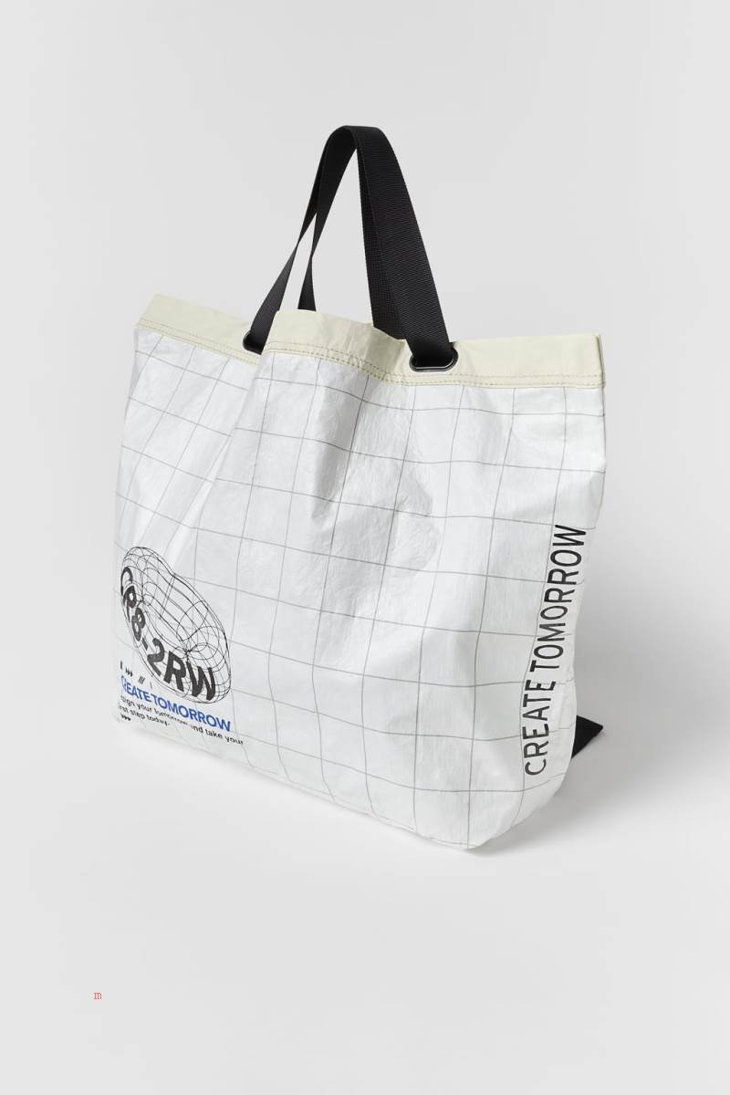 ZARA SPORTY TECHNICAL BAG Handväska Pojke Vita | SZQOW-5932