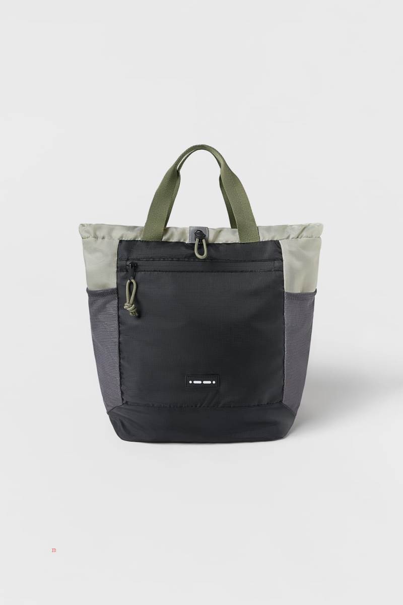 ZARA SPORTY TOTE Ryggsäck Tjej Vita | QSFRU-1362