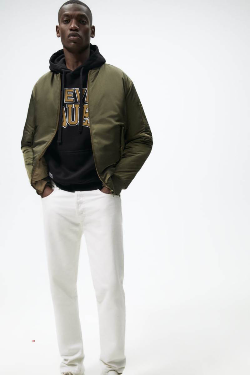 ZARA STEVE MCQUEEN ™ Hoodie Herr Svarta | UEMRB-4732