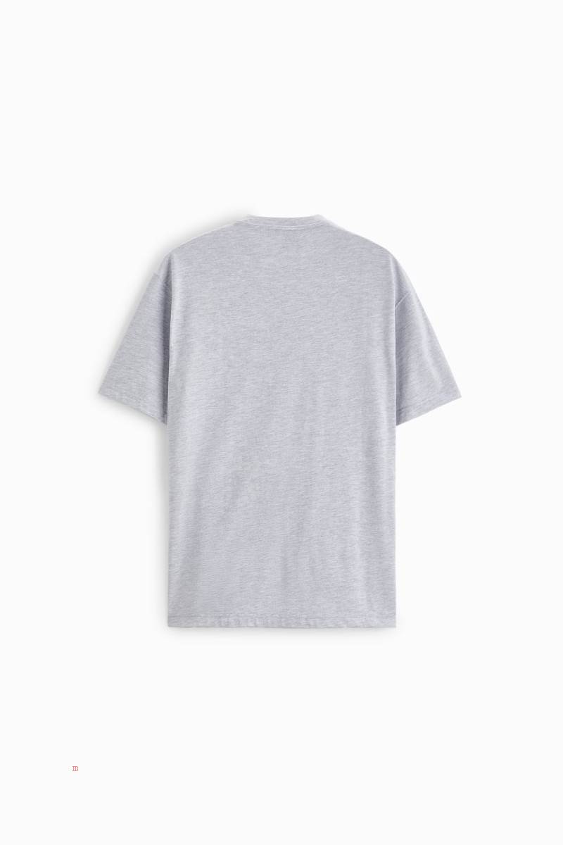 ZARA STEVE MCQUEEN ™ PHOTOGRAPH T-shirt Herr Grå | OUFRQ-4513