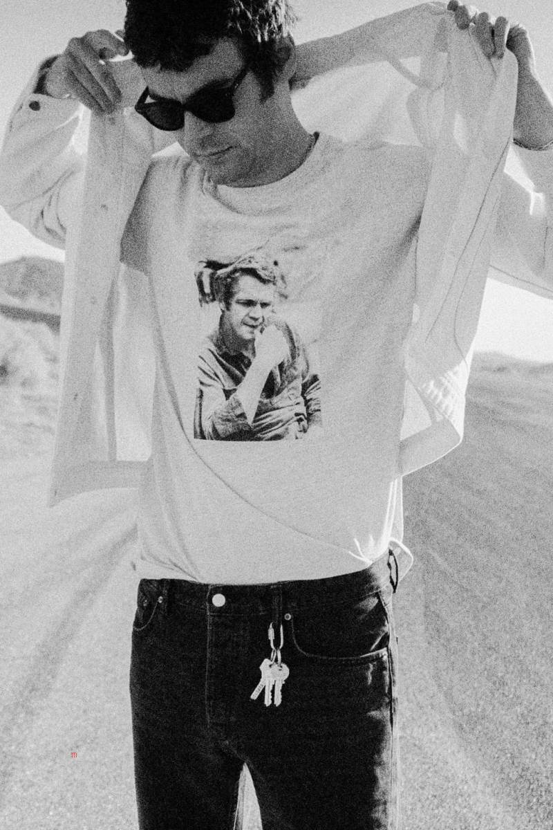 ZARA STEVE MCQUEEN ™ PHOTOGRAPH T-shirt Herr Grå | OUFRQ-4513