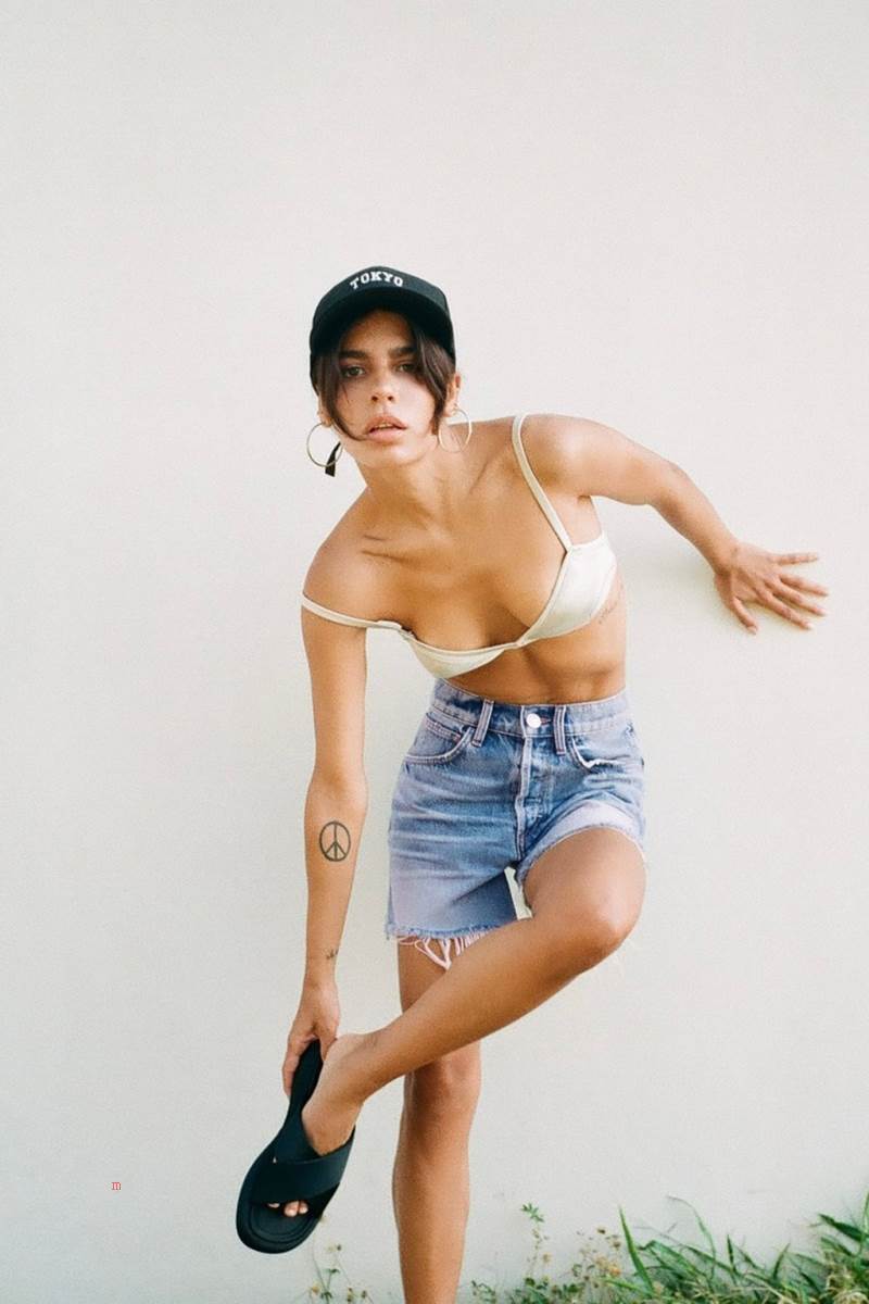 ZARA STRAIGHT DENIM BERMUDAS Shorts Dam Blå | QLBVH-5812