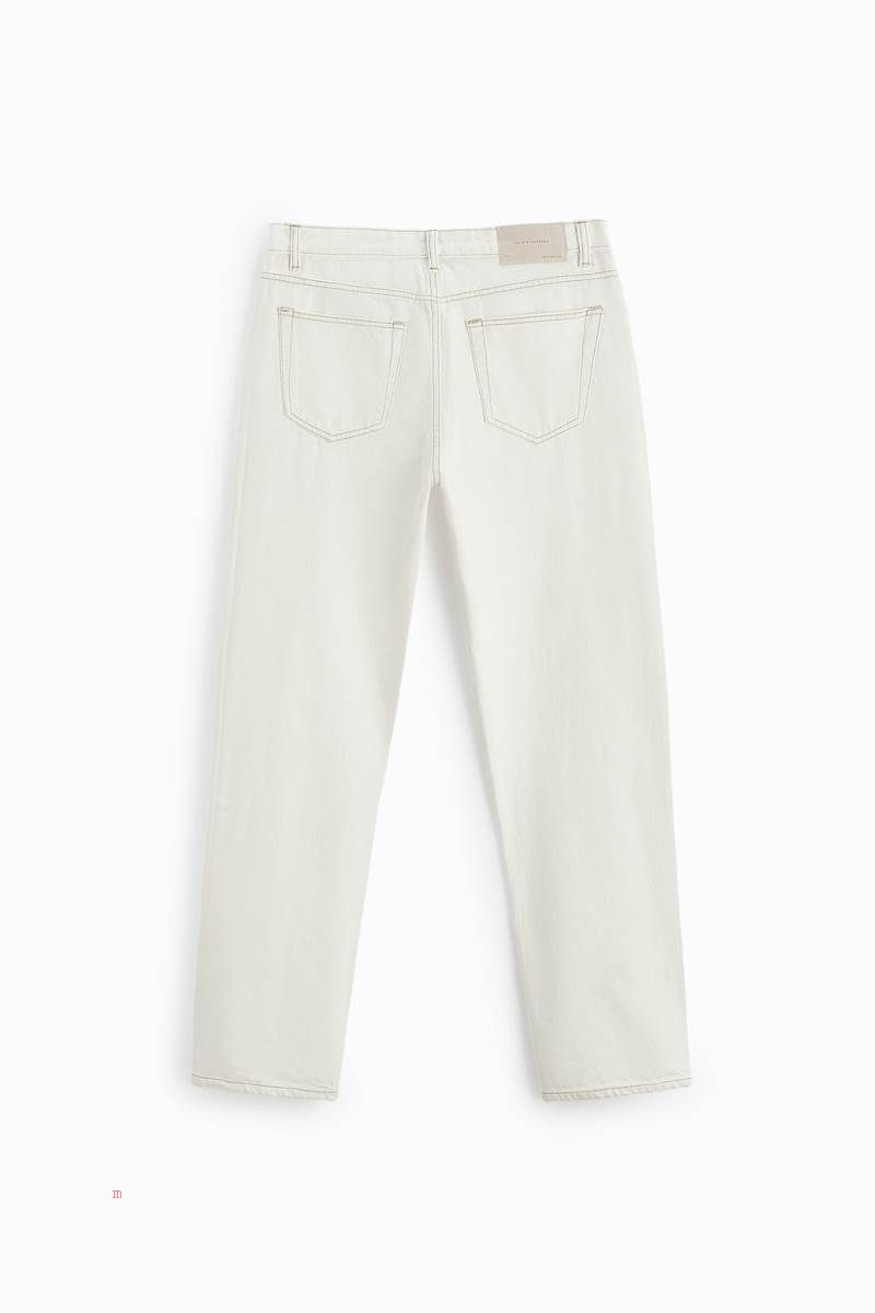 ZARA STRAIGHT FIT Jeans Herr Grå Vita | WZUXS-0927