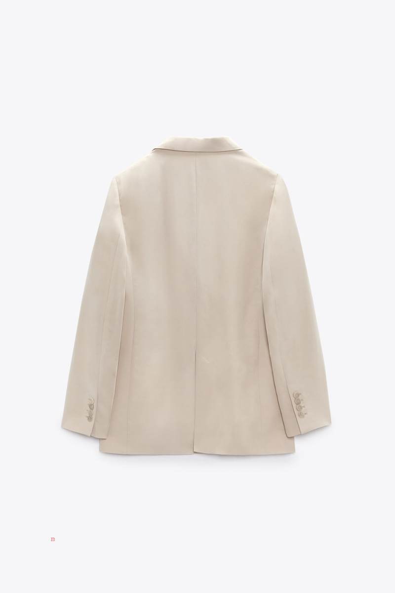ZARA STRAIGHT FIT SINGLE-BUTTON Blazers Dam Bruna | EGSYB-0968