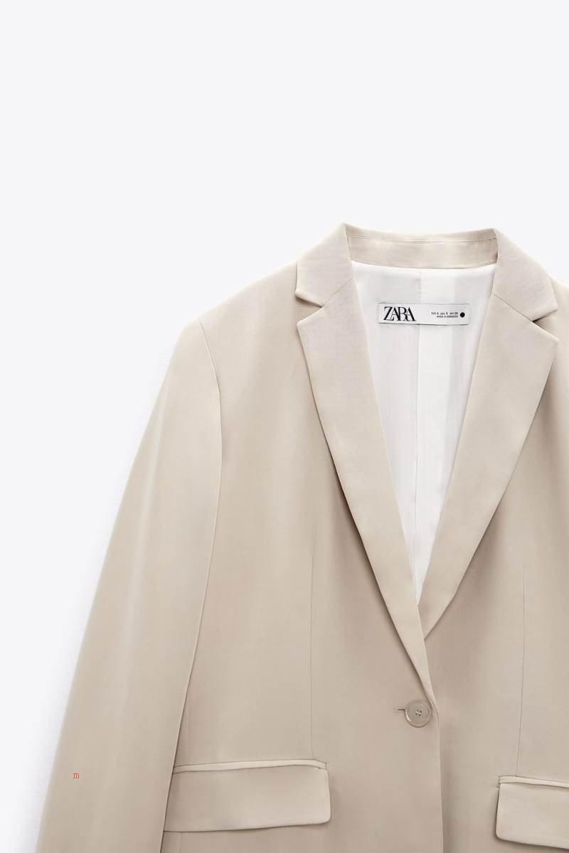 ZARA STRAIGHT FIT SINGLE-BUTTON Blazers Dam Bruna | EGSYB-0968