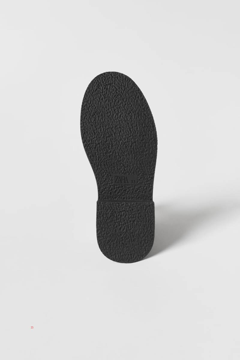 ZARA STRETCH Ankelboots Tjej Svarta | AZBWL-3159