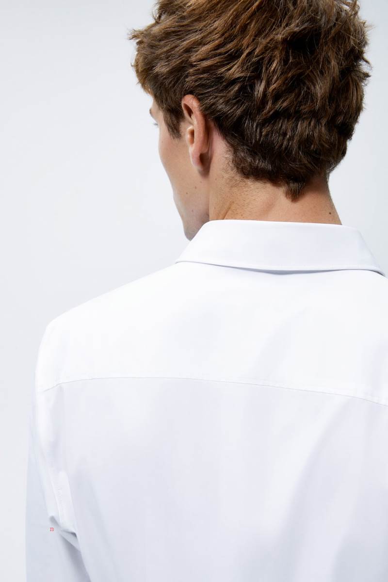 ZARA STRETCH Skjorta Herr Vita | EUGHZ-9365