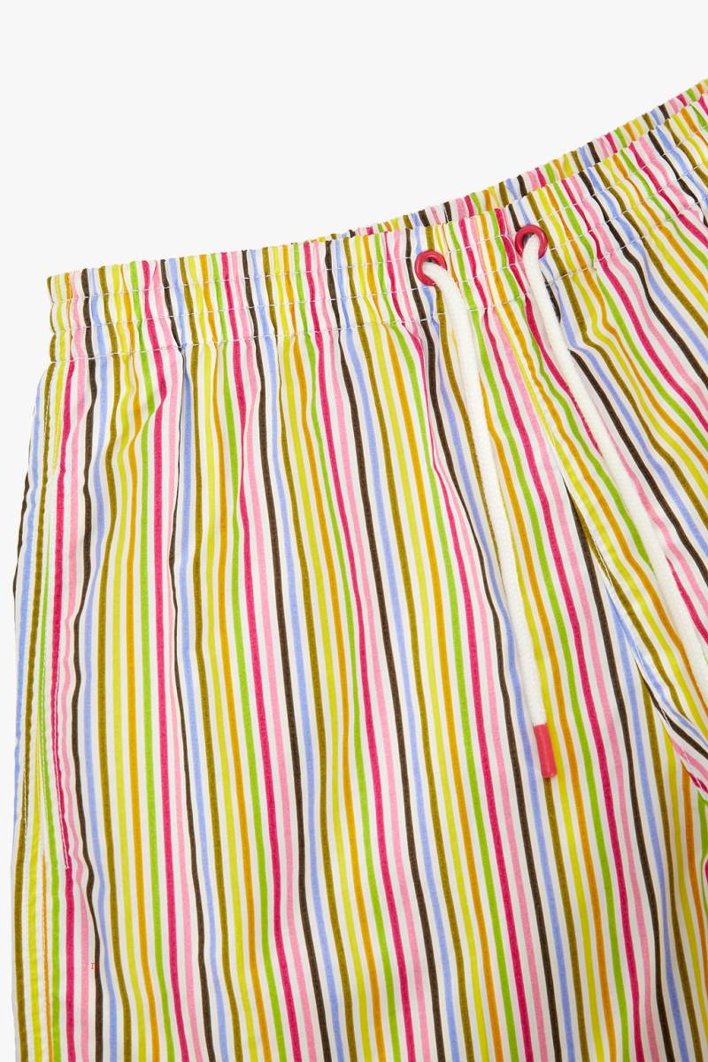 ZARA STRIPED PRINT SWIMMING TRUNKS Badkläder Herr Bruna | UXSKW-7395