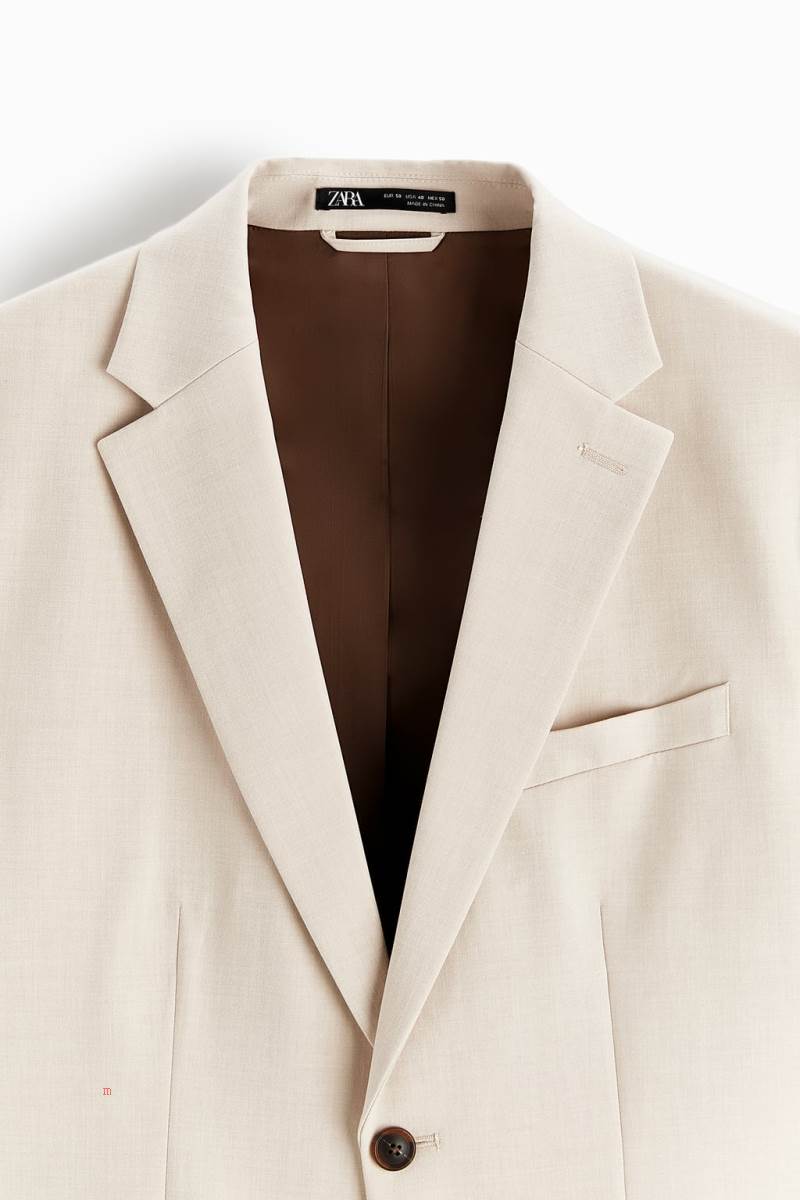 ZARA SUIT Blazers Herr Grädde | LMZID-4380