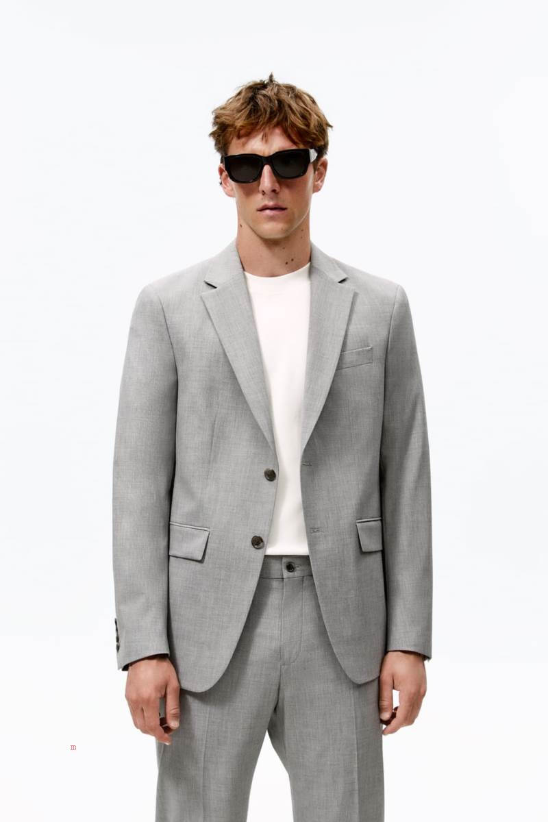 ZARA SUIT Blazers Herr Grå | VEYUN-4162